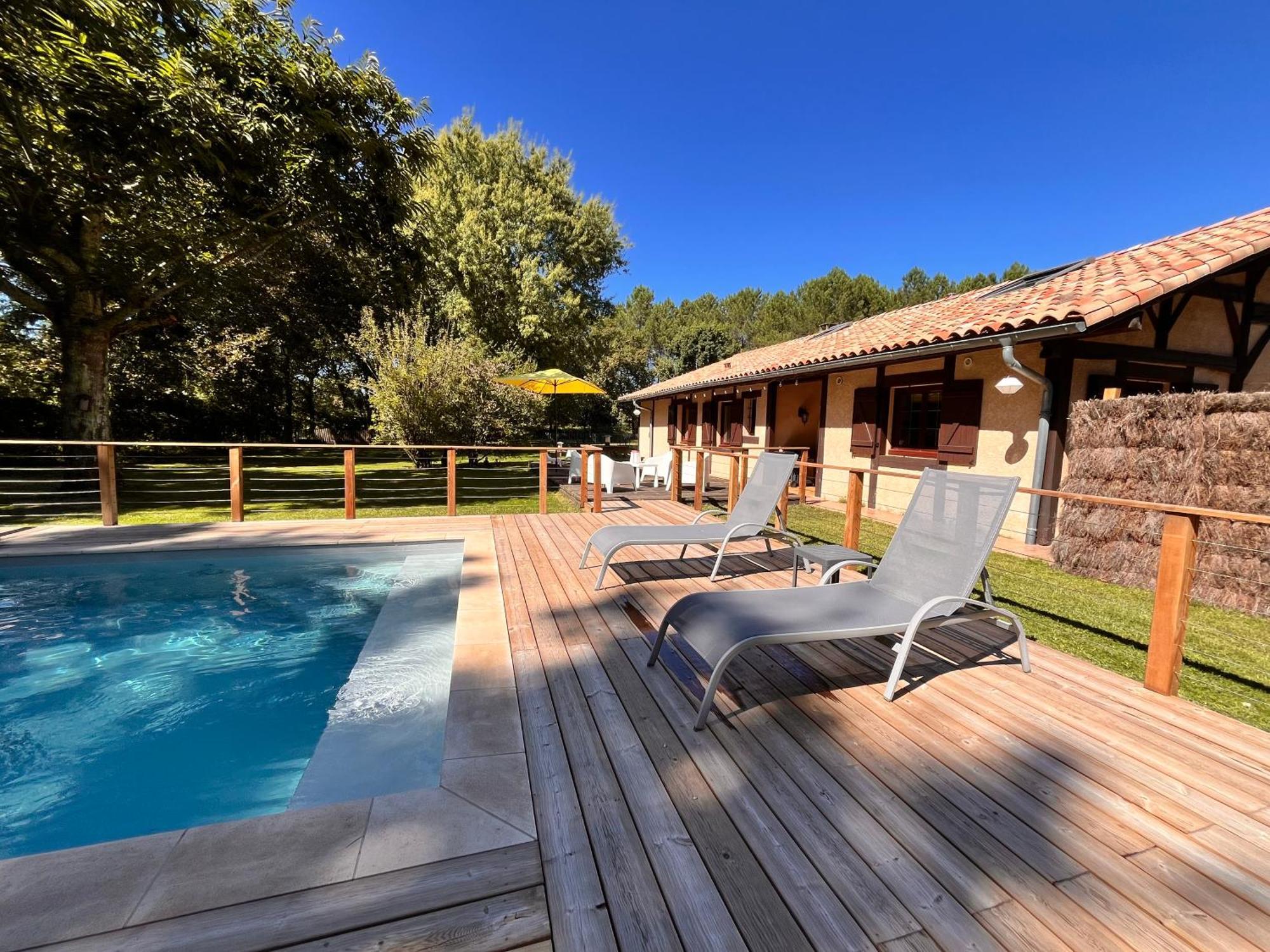 Вилла La Bergerie Des Landes Ли-э-Микс Экстерьер фото